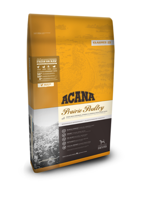 ACANA Classics Prairie Poultry 17kg+Surprise gratuite pour chien