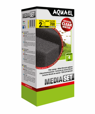 AQUAEL cartouche filtre éponge ASAP 500 STANDARD 2 pcs.