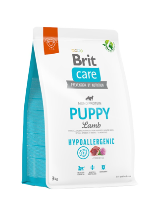 BRIT CARE Hypoallergenic Puppy Lamb 3kg x2
