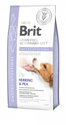 Brit Grain Free Veterinary Diet Dog Gastrointestinal Hareng avec pois 2kg