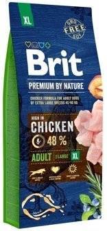 Brit Premium By Nature Adult XL avec poulet 15kg
