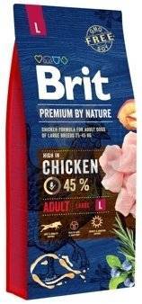 Brit Premium By Nature Adult au poulet  L 15kg x2