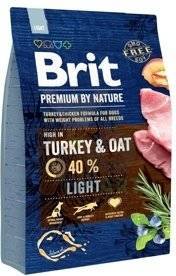 Brit Premium By Nature Light avec dinde et avoine 3kg x2