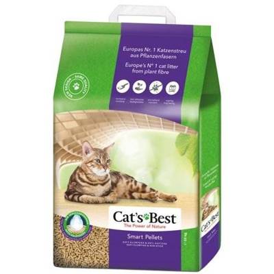 Cat's Best - Litière Végétale Smart Pellets pour Chat - 20L / 10kg