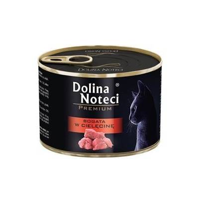 Dolina Noteci Premium pour chats riche en viande de veau 185g
