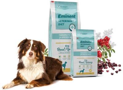 Eminent Veterinary Diet Dog Renal/Urinary 2.5kg+Surprise gratuite pour votre chien