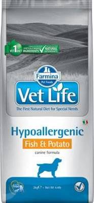 Farmina Vet Life Canine Hypoallergenic Poisson & Pomme de terre 2kg
