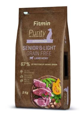 Fitmin Purity Gf Senior & Light Lamb 2kg x2
