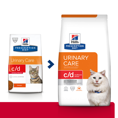 HILL'S PD Prescription Diet Feline c/d Poulet Stress urinaire 3kg