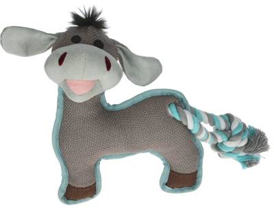 KERBL Ferdi âne jouet pour chien avec couineur 28 cm