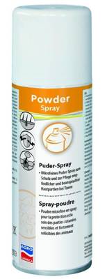Kerbl Spray poudre microfine pour protéger les zones sensibles de la peau, Spray poudre 200 ml