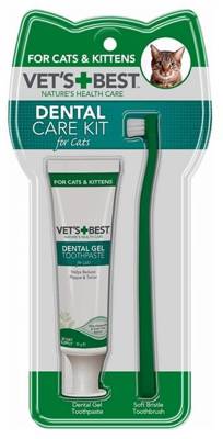 Kit Vet's Best pour les soins dentaires quotidiens de votre chat