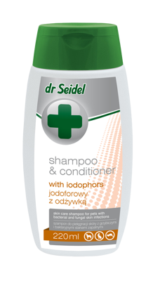 Laboratoire DermaPharm Dr Seidel iodophore Shampooing  Conditionneur 220ml