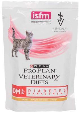 PRO PLAN Veterinary Diets DM St/Ox Diabetes Management Croquettes pour chat 85g