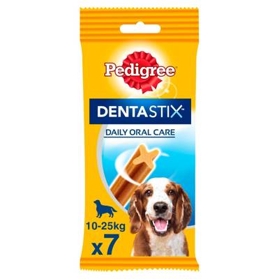 Pedigree DentaStix Traitements dentaires pour chiens de 4 mois et plus 10-25kg 180g x10