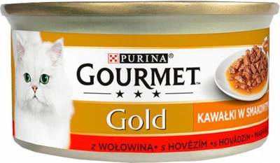 Purina Gourmet Gold Sauce Delight au bœuf 85g