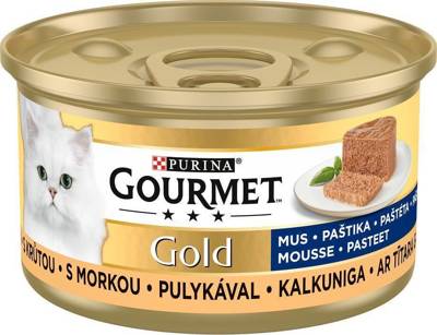 Purina Gourmet Gold mousse à la dinde 85g