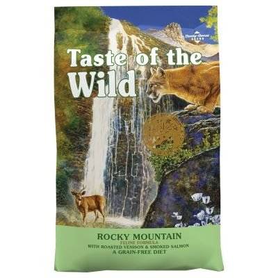 TASTE OF THE WILD Rocky Mountain Sans Céréales pour chat et chaton 6,6kg+Surprise gratuit pour chat
