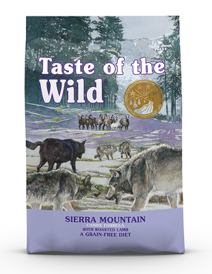TASTE OF THE WILD Sierra Mountain à l'Agneau Sans Céréales pour chien 12,2kg+Surprise gratuite pour chien