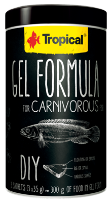 Tropical Gel Formula pour poissons carnivores 1000ml x2