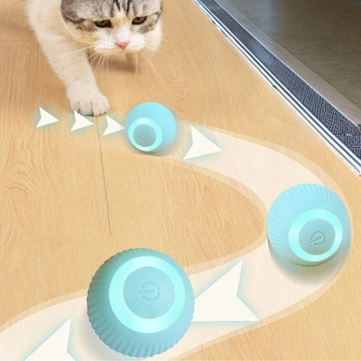 Jouet interactif pour chat/chien échappant à la balle en plomb